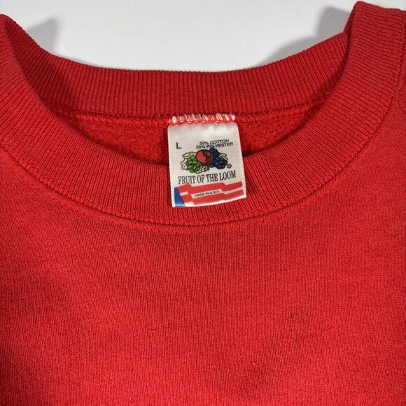 Ugly Christmas Sweater Women Size Large Home Alone SpongeBob Thrashed distressed - Picture 2 of 10